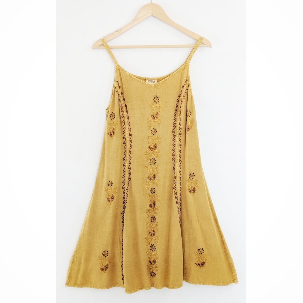 COPY - Riva Women's Floral Embroidered Sundress Size OS